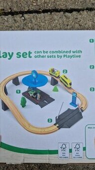 Playtive Dřevěná železnice.
