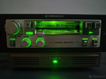 Pioneer KP 212g +Pioneer GM-4.. Vintage autorádio