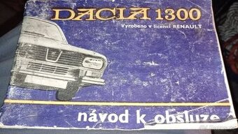 Návod k obsluze Dacia 1300 / Renault