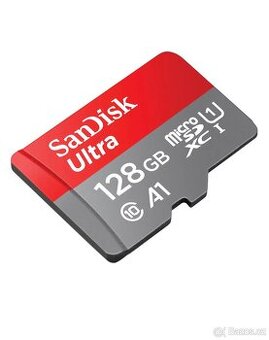 SanDisk MicroSDX Ultra 128GB + SD adaptér
