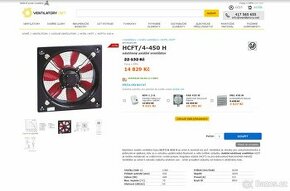 Profi nástěnný ventilátor - 1