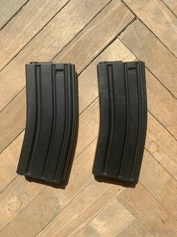 2x plastový Mid-Cap zásobník pro airsoftové zbraně - 130 BB
