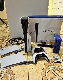 PS5 Slim s mechanikou + příslušenství + záruka