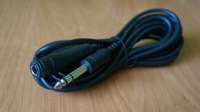 kabel Jack 6,3 prodlužovaci 5 m nový - 1