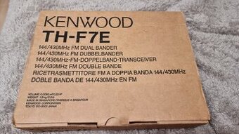 Kenwood TH-F7E v perfektním stavu – rarita