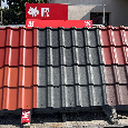 Plechová střešní krytina BP2 ZET HC 8004 cihlová