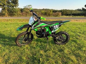 Pitbike Shark E-start 125ccm 17x14 zelená