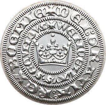Václav II.,tlustý pražský groš,Jablonec 2000, novoražba, Ag