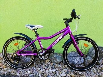 Značkové dětské kolo CORE NIPPER 20" (fialová)
