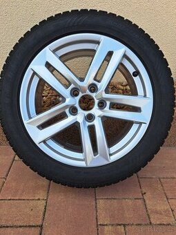 AUDI A4 B9 17" Alu kola 5x112 ZIMNÍ – DUNLOP