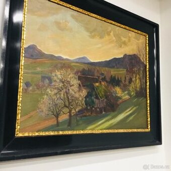 Obraz olej Rudolf Poeschmann