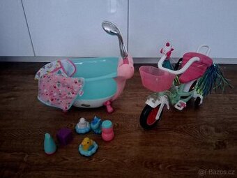 Baby born vana a tříkolka pro panenky