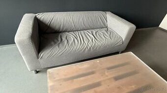 Ikea Klippan 2 místná pohovka, světle šedá - 1