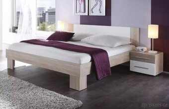 Dvoulůžková postel s nočními stolky komplet NOVÉ