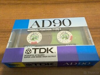 kazeta TDK AD 90 , typ I, zabalená