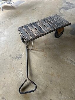 Průmyslové vozíky - 120x60cm - vysoká nosnost