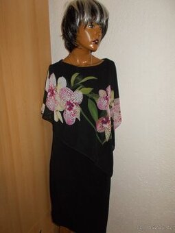 NÁDHERNÉ SPOLEČENSKÉ ŠATY V.44/46 NOVÉ VYZKOUŠENÉ