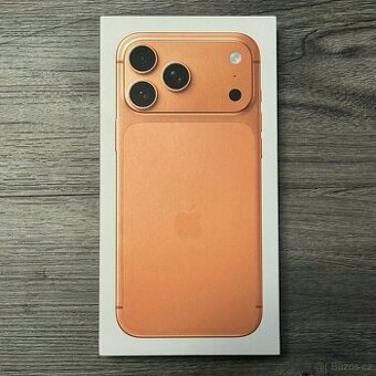 iPhone 17 Pro Max 256GB: ZÁRUKA 24 měsíců, CZ distrib., NOVÝ