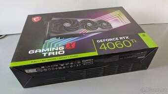 MSI Gaming X Trio GeForce RTX 4060 Ti 8GB ##NOVÁ, 2 ROKY ZÁR