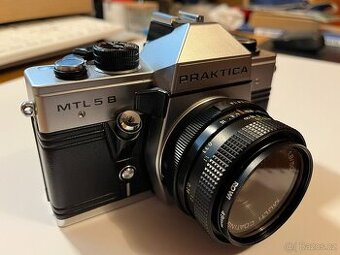 Praktica MTL5b + objektiv Pentacon 2,8/135