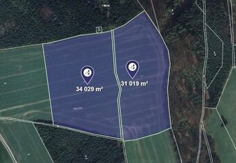 Prodej podílu 1/2 pole 32 524 m², Teplice nad Metují