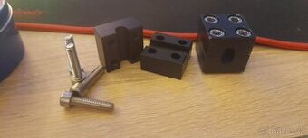 Držáky / upínací bloky pro hřídel (CNC, 3D tiskárna)