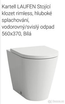 Stojící wc Laufen Kartell