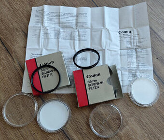 UV filtry Canon