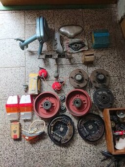 Prodám díly na veterány Fiat 600, Škoda, Volha 24,Favorit