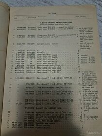 Katalog náhradních dílů na škoda 706 - 1
