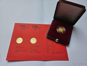 Zlatá mince KORUNA ČESKÁ 1000 Kč - 1997 PROOF