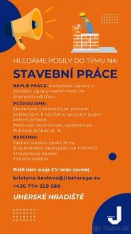 STAVEBNÍ ÚPRAVY NEMOVITOSTÍ A JEJICH ÚDRŽBA - UH. HRADIŠTĚ