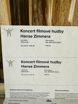 Lístky na koncert filmové hudby