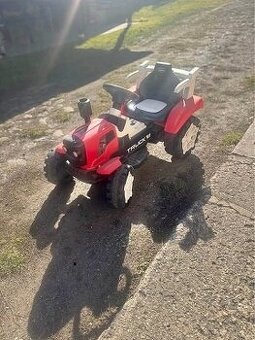 Dětský elektrický traktor a motokára