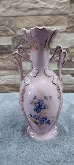 Růžový porcelán,vázička,Chodov - 1