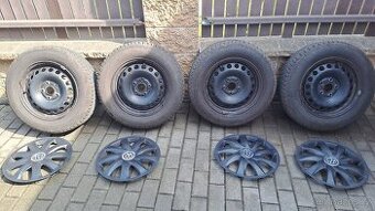 Zimní kola 15" 5x112, VW Golf 6