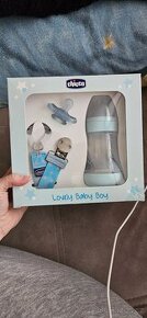 CHICCO novorozenecká sada dudlík klip láhev - 1