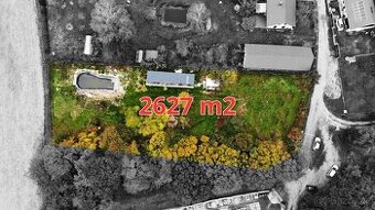Prodej stavebního pozemku 2627 m² Uhlířská Lhota - Rasochy