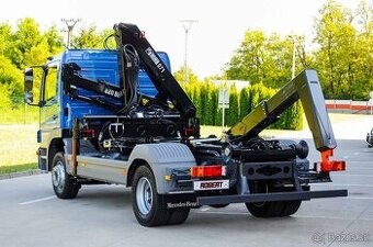 MERCEDES 1218 NOVÝ HÁKOVÝ NOSIČ KONTEJNERŮ HYDRAULICKÁ RUKA