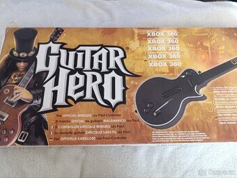 Xbox 360 Guitar Hero Les Paul Gibson Kytara