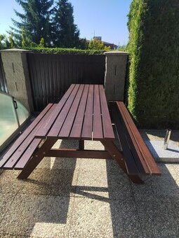 Zahradní sestava PIKNIK dřevěná 220 cm