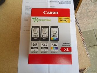 Canon 2xPG-545XL + CL-546XL .. náplně