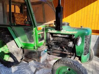 Zetor Super 50 + naviják. ZIL