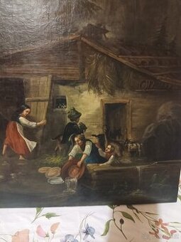 Obraz ,Biedermeier ,F.Gauermann? - 1