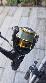 Prut na feeder a naviják