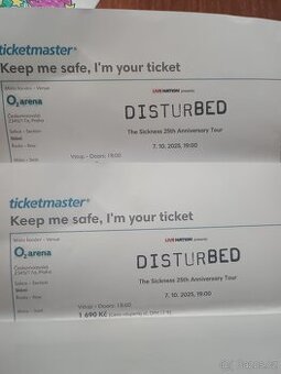 Disturbed. The Sickness 25th Anniversary tour.