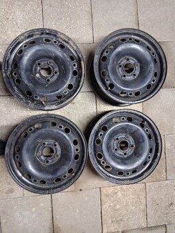 Plechové disky 5x100 R15, disk 6J x 15H2 - ET 38