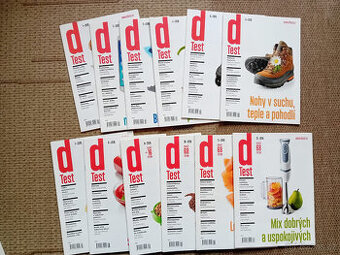 Časopis dTest 38 ks 2013 - 2017 + 15 ks speciální vydání