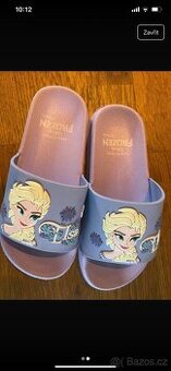 Dětské nové pantofle Frozen Elsa Disney