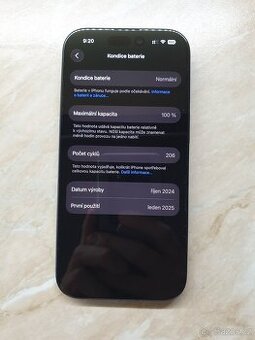 Iphone 16 Pro 128GB černý titan